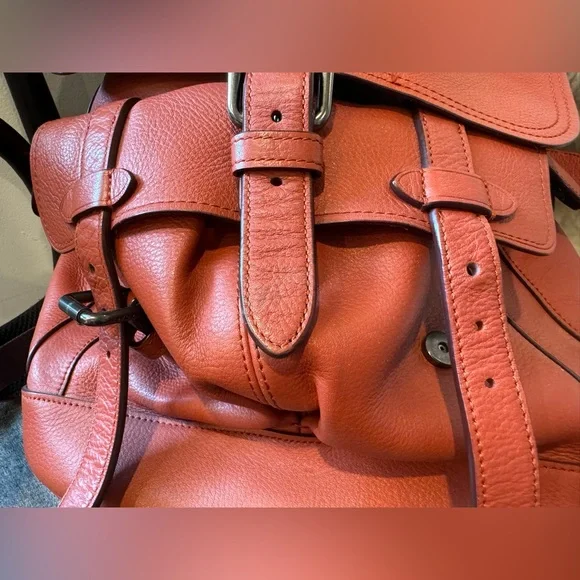 Coach Hudson Leather Backpack - Picture 5 of 16